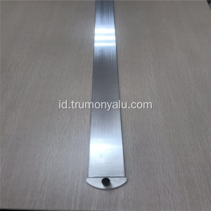 Tabung aluminium oval saluran mikro dengan konektor